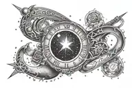 a band tattoo over my bicep with the universe with numerical numbers of parents birthdays inside the band tattoo design idea