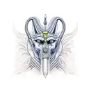 Anubis tattoo design idea