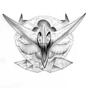 Pterodactyl  tattoo design idea