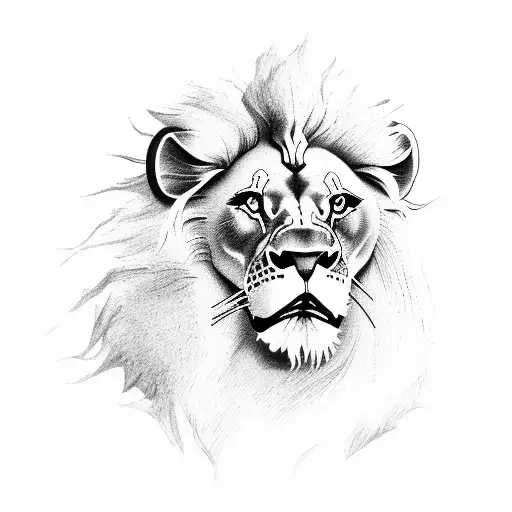 Lion Skull Tattoo Design by stuartclown on DeviantArt
