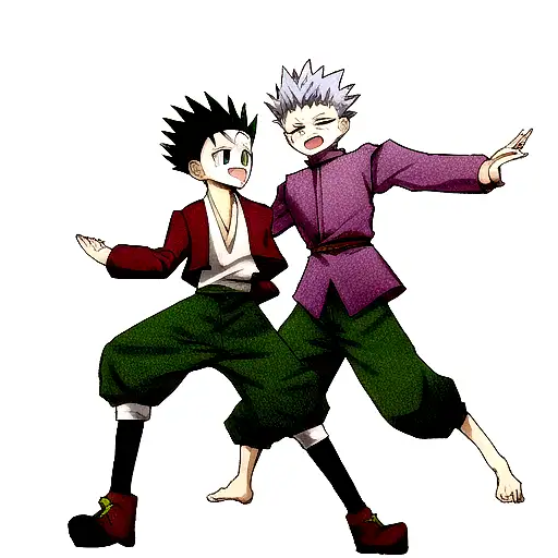 Hunter x hunter gon and killua tattoo design idea