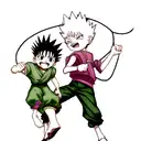 Hunter x hunter gon and killua tattoo design idea