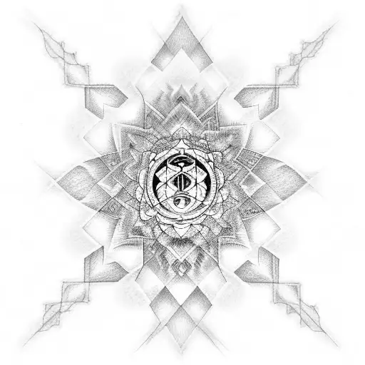 7 chakras spine  tattoo design idea
