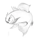 a siamese catfish tattoo design idea