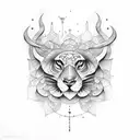 Flute tattoo design idea