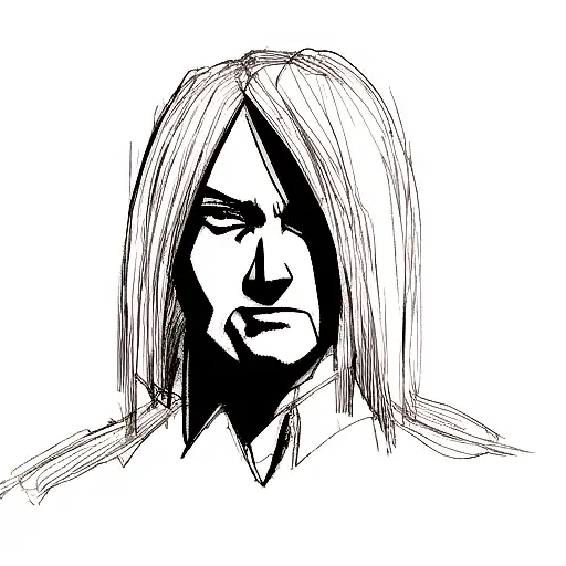 Eminem's face in a sketch style tattoo design idea