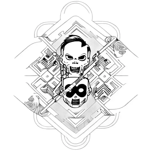 blink 182 tattoo design idea