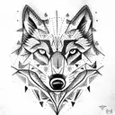wolves tattoo design idea