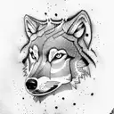 wolves tattoo design idea