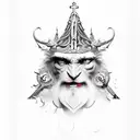 Religion tattoo design idea