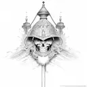 Religion tattoo design idea