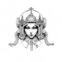 Religion tattoo design idea