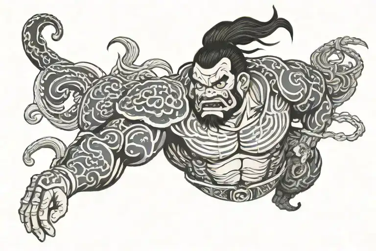 Juggernaut tattoo design idea