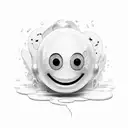 smiley  tattoo design idea