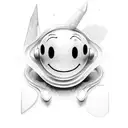 smiley  tattoo design idea