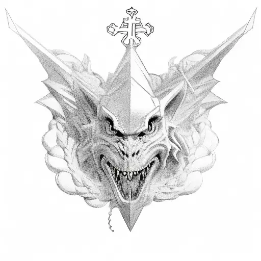 saint george tattoo design idea