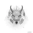 road time progress tattoo design idea