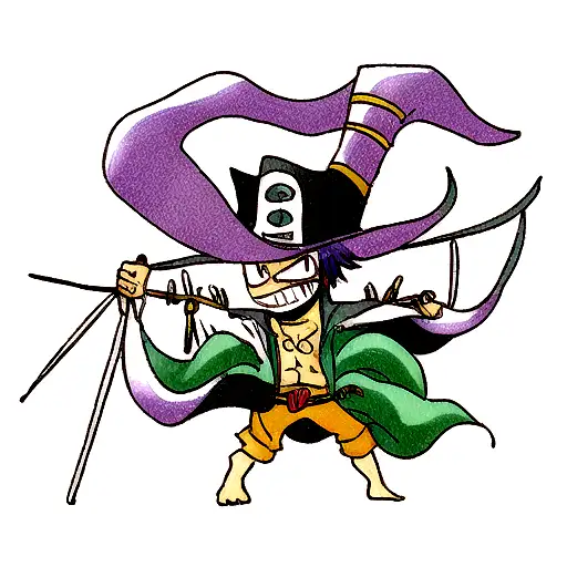 Zorro from one piece  tattoo design idea