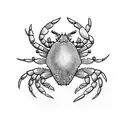 crab tattoo design idea