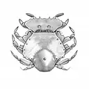 crab tattoo design idea