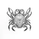 crab tattoo design idea