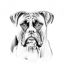 boy boxer looking up to boxer angle rainbow bridge silhouette  tattoo design idea
