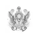 musically addict tattoo design idea