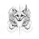 musically addict tattoo design idea