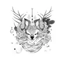 musically addict tattoo design idea