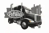 peterbilt logo tattoo design idea