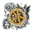 nirvana and Alice In Chains tattoo design idea