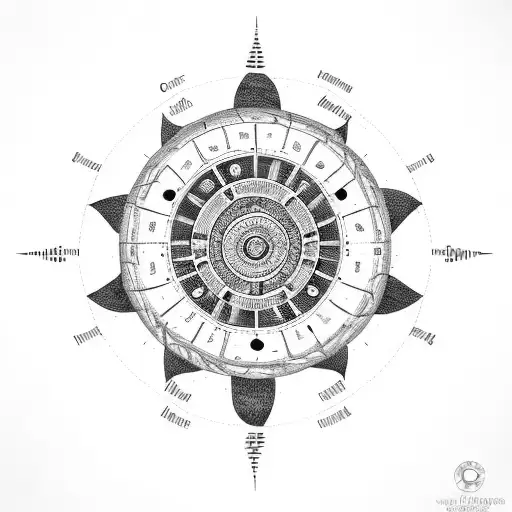 circle of fifths as a gear tattoo design idea