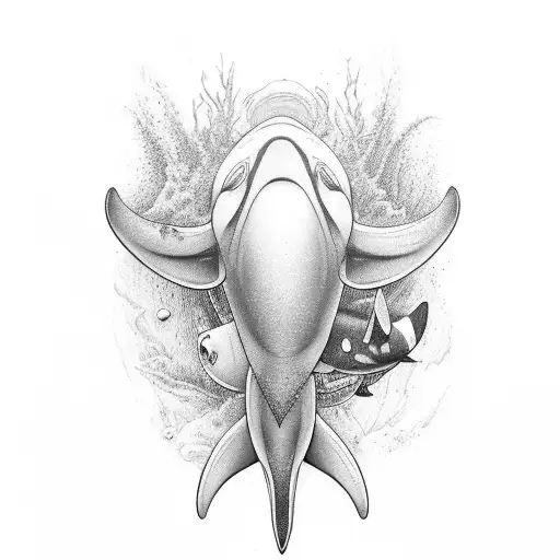 Orca tattoo design idea