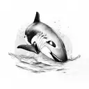 Orca tattoo design idea
