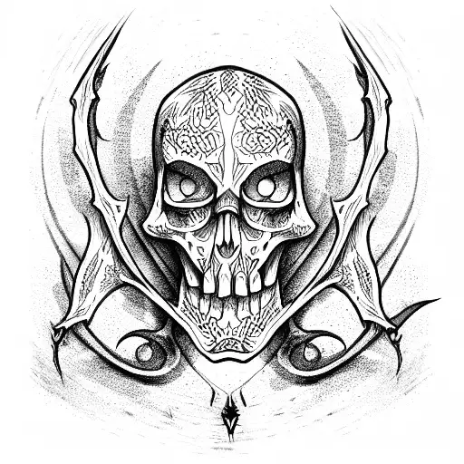 Grim Reaper tattoo design idea