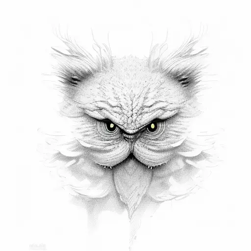 Elmo espartano e caranguejo ao lado tattoo design idea