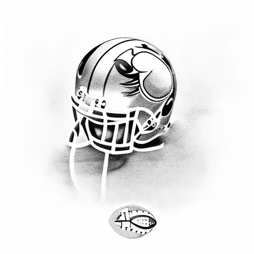 passion for NFL, NBA and sports in general tattoo design idea