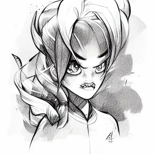 cartoon characters  tattoo design idea