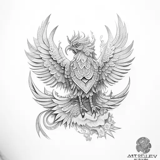 ave fenix  tattoo design idea