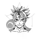 boruto karma tattoo design idea
