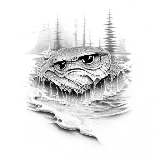 muckalee creek water tattoo design idea