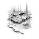 muckalee creek water tattoo design idea