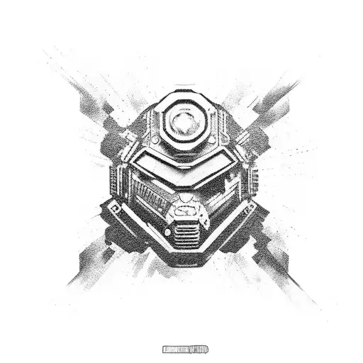 cyberpunk, Akira, mad max, super Mario, steampunk  tattoo design idea