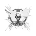 cyberpunk, Akira, mad max, super Mario, steampunk  tattoo design idea