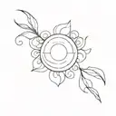 Sonne tattoo design idea