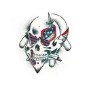 tomahawk tattoo design idea