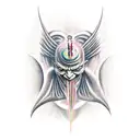 Lucifer's tear tattoo design idea