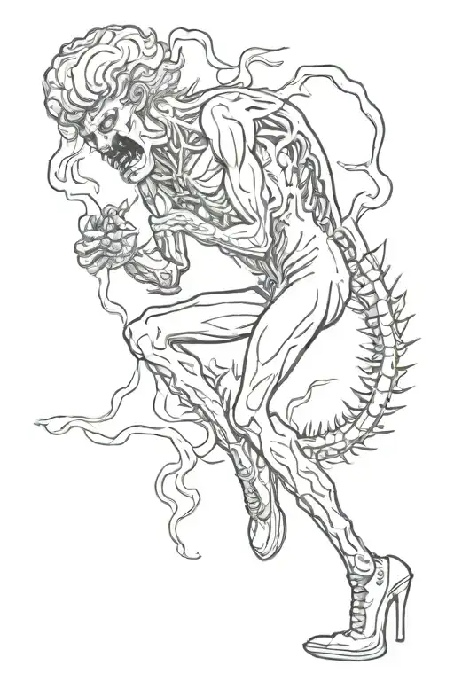 cramps tattoo design idea