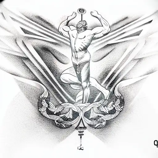 God's of Olympic  tattoo design idea