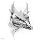 number 13 with something around tattoo design idea